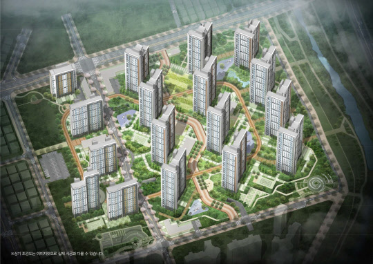 의정부역 센트럴자이&위브캐슬 조감도. <GS건설 제공>